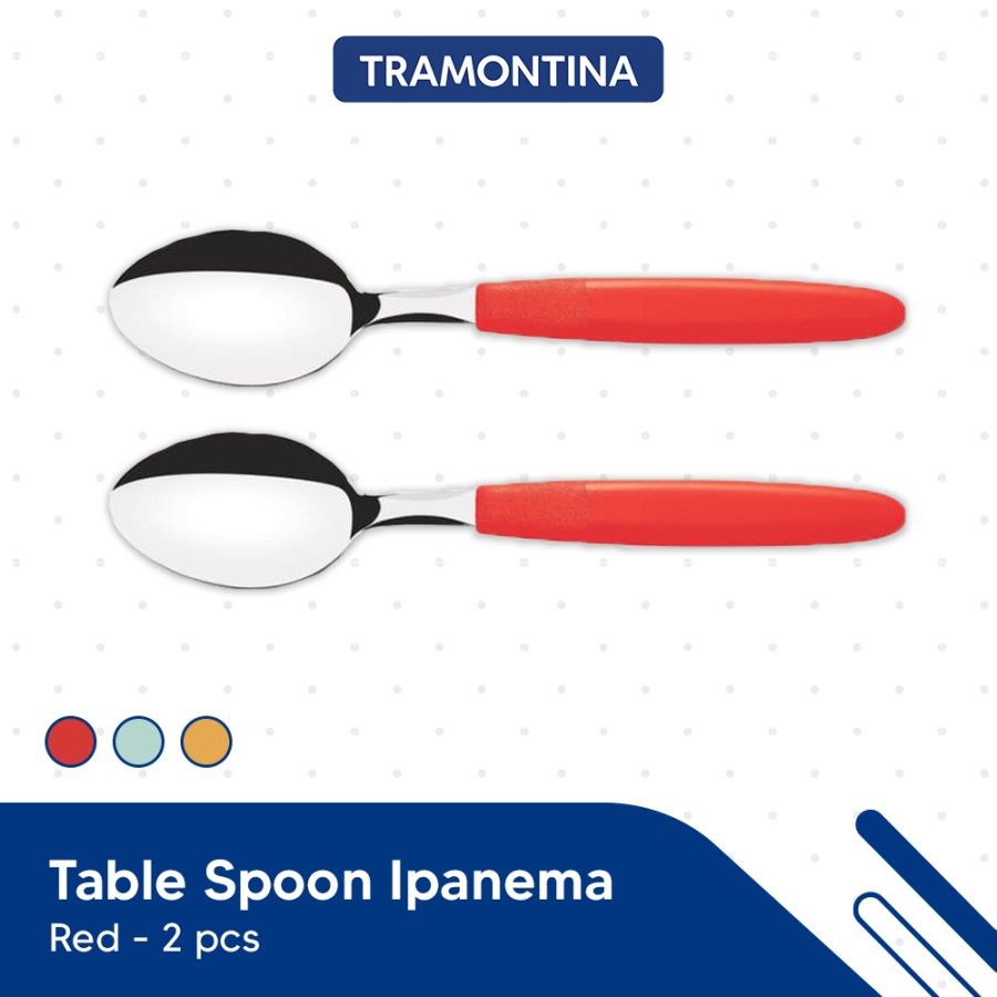 Tramontina - 2Pcs Table Spoons Set Ipanema Red